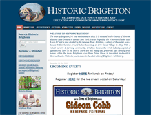 Tablet Screenshot of historicbrighton.org